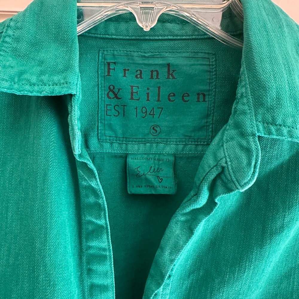 Frank & Eileen Emerald Green Shirt